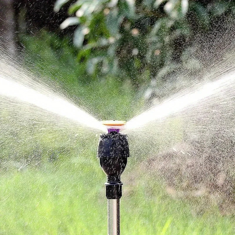 360° Rotary Garden Sprinkler Telescopic Tripod Stand Garden Sprinkler Qme
