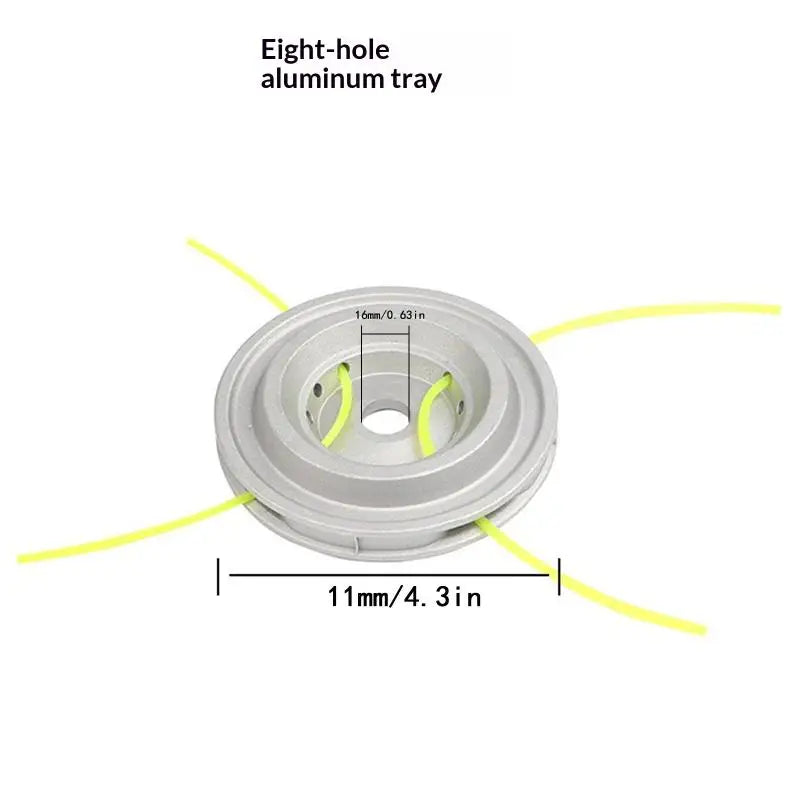 4 Nylon Lines Brush Cutter Strimmer Head – Universal Fit Strimmer Replacement Head Qme