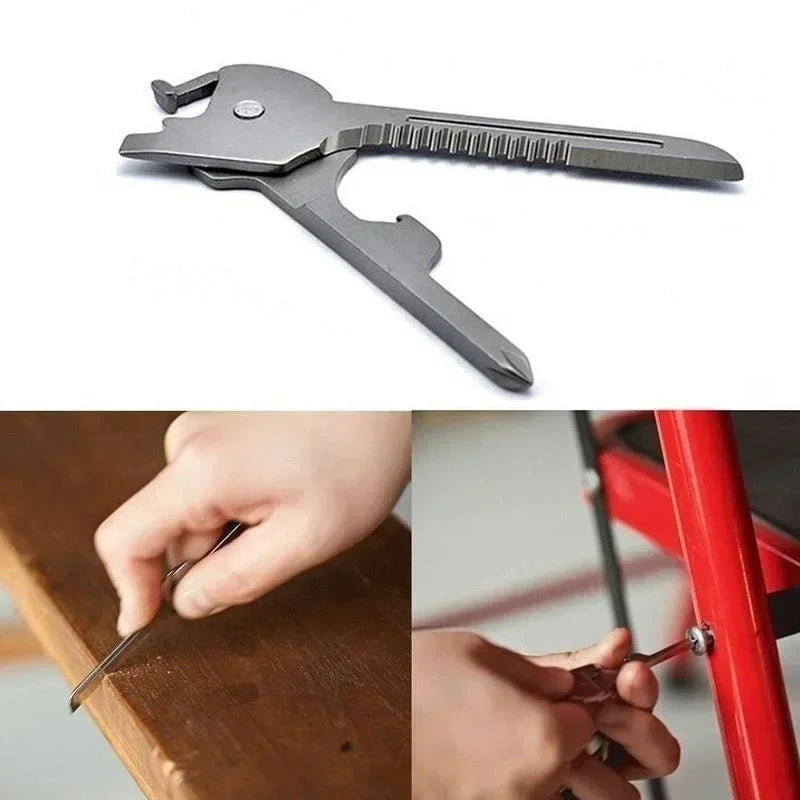 Swiss Tech Utili-Key 6-in-1 Multifunction Keychain Tool Multifunction Keychain Tool Qme