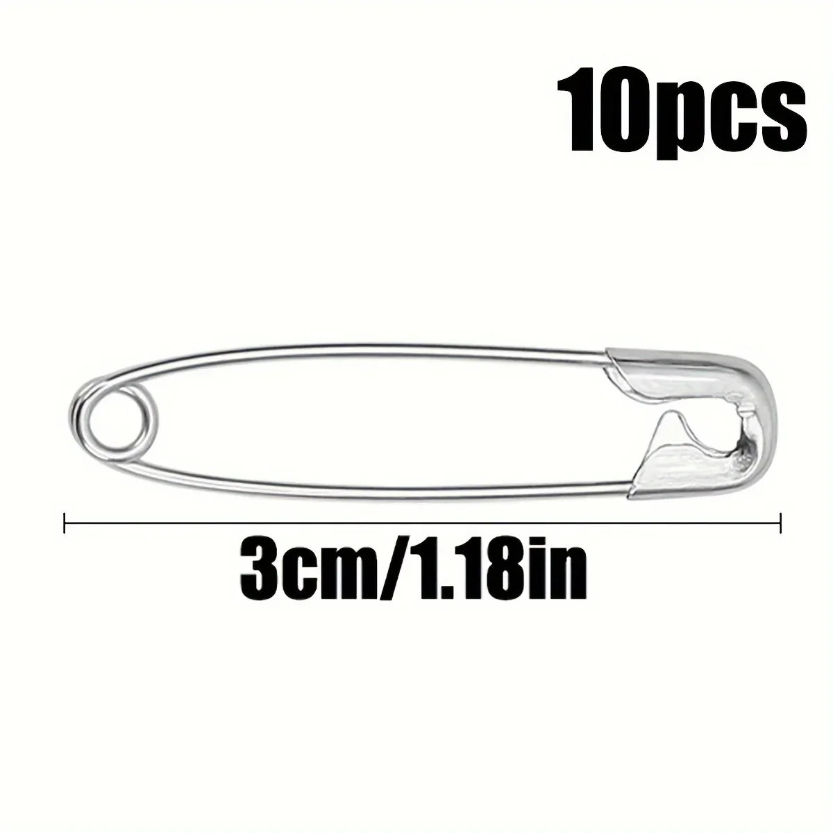 Safety Pins Set – DIY Sewing & Craft Supplies | 4 Colors Safety Pins Set Qme 3cm 1.18in
