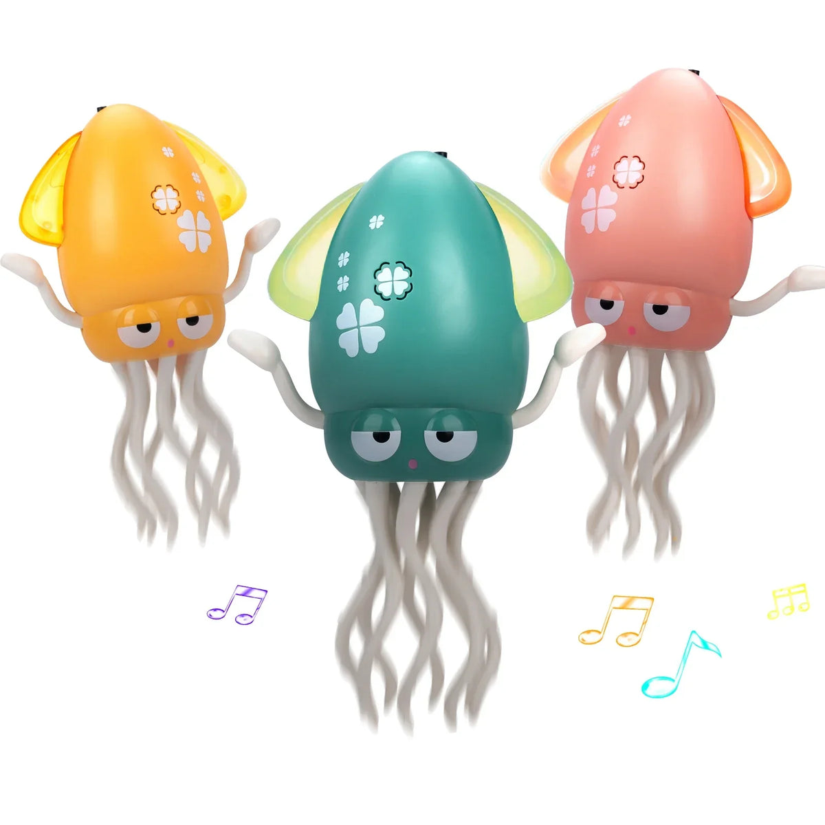 Electric Dancing Squid Octopus Toy with LED Lights for Kids Electronic Kids Toy Qme