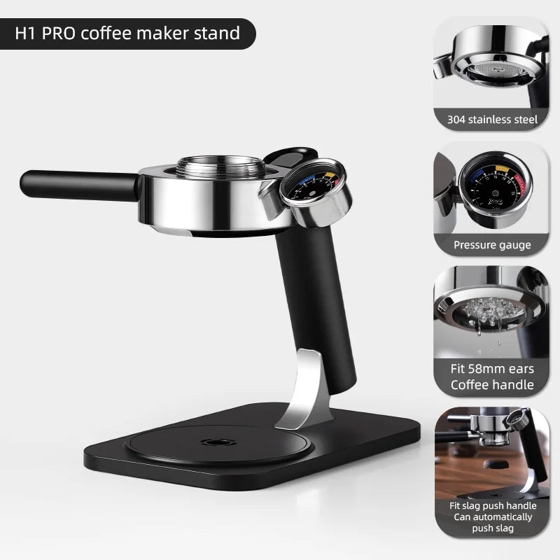 BINCOO Pressure Gauge Stand for H1Pro Portable Coffee Maker Coffee Maker Accessory Qst Black