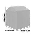 Playhouse Waterproof Tarp 210D Oxford Fabric Drawstring Cover Outdoor Playhouse Cover Qme China Mainland Gray 115x102x127cm