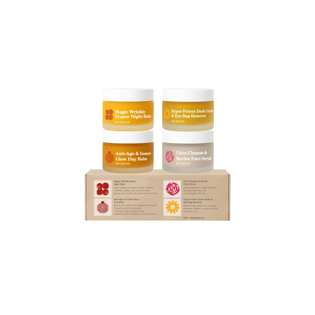 Day & Night Face Cream Set – Hydrate, Brighten & Glow Face Cream Set Qst 1 set