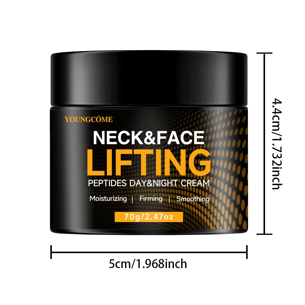 YOUNGCOME Neck & Face Firming Peptide Cream – Moisturiser Neck & Face Cream Qst 70g