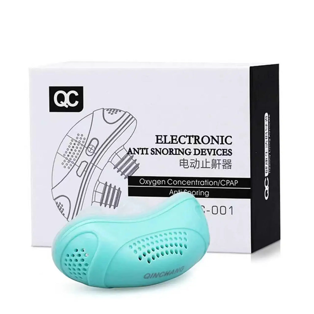 Electric Nose Clip Anti-Snoring Device | Better Night Breathing Anti-Snoring Device Qst Green