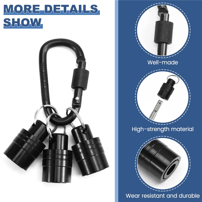 SDS Shank Quick-Change Drill Bit Holder Keychain Extension Bar Drill Bit Holder Qme