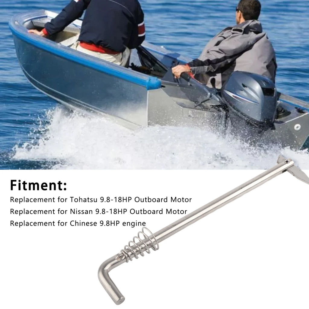Tilt Thrust Rod with Spring for Tohatsu 9.8–18HP Outboard Outboard Motor Part Qst