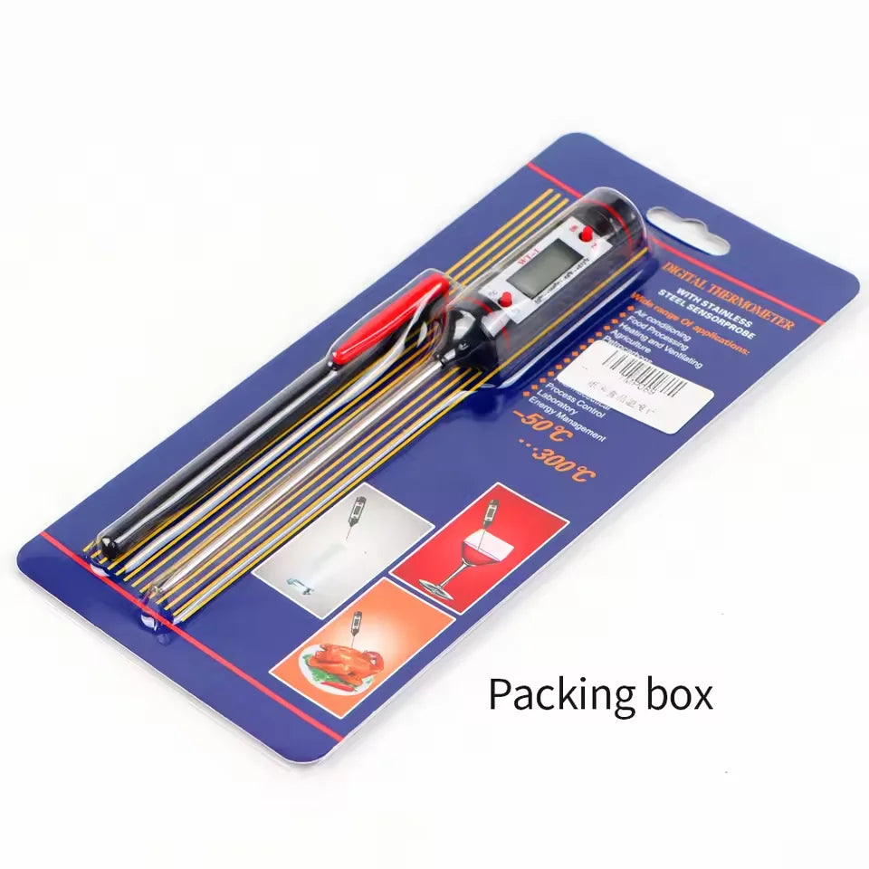 Digital Food Thermometer Probe -50–300°C BBQ Kitchen Kitchen Thermometer Qst