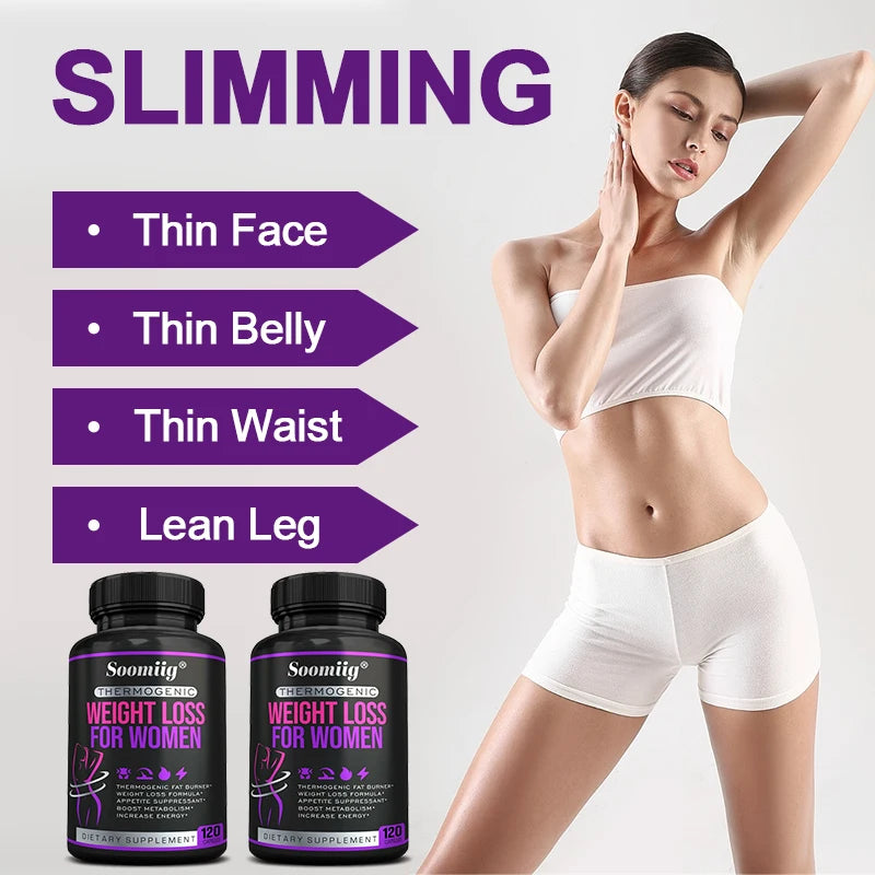 SOOMIIG Nighttime Metabolism Support Capsules 120ct Metabolism Support Supplement Qst