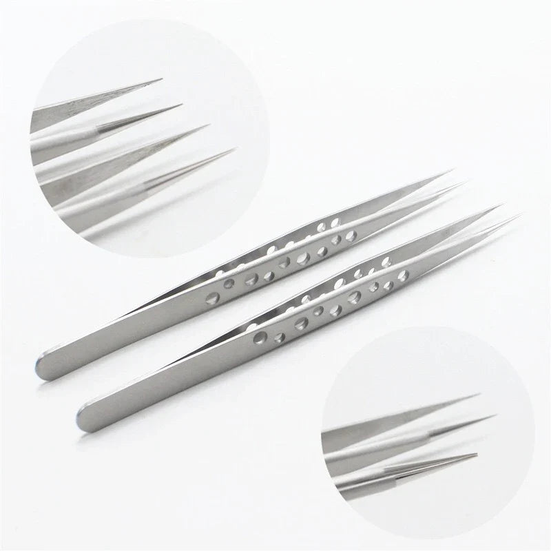 Precision Anti-Static Stainless Steel Tweezers | Qme Precision Tweezers Qme