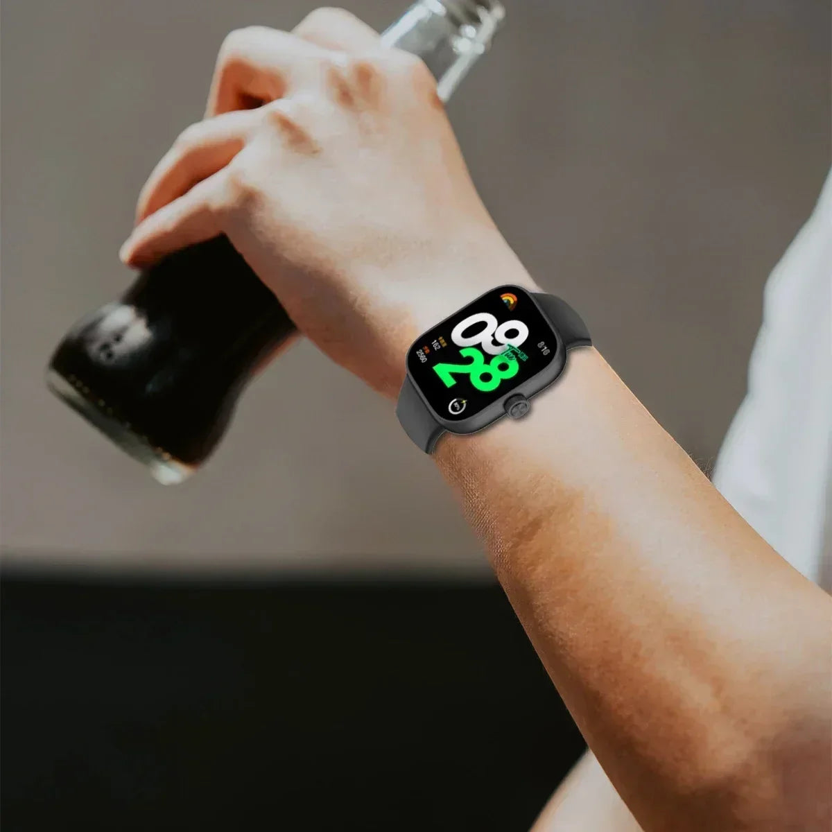 Silicone Band for Redmi Watch 4 – Soft Replacement Strap Smartwatch Band Qme