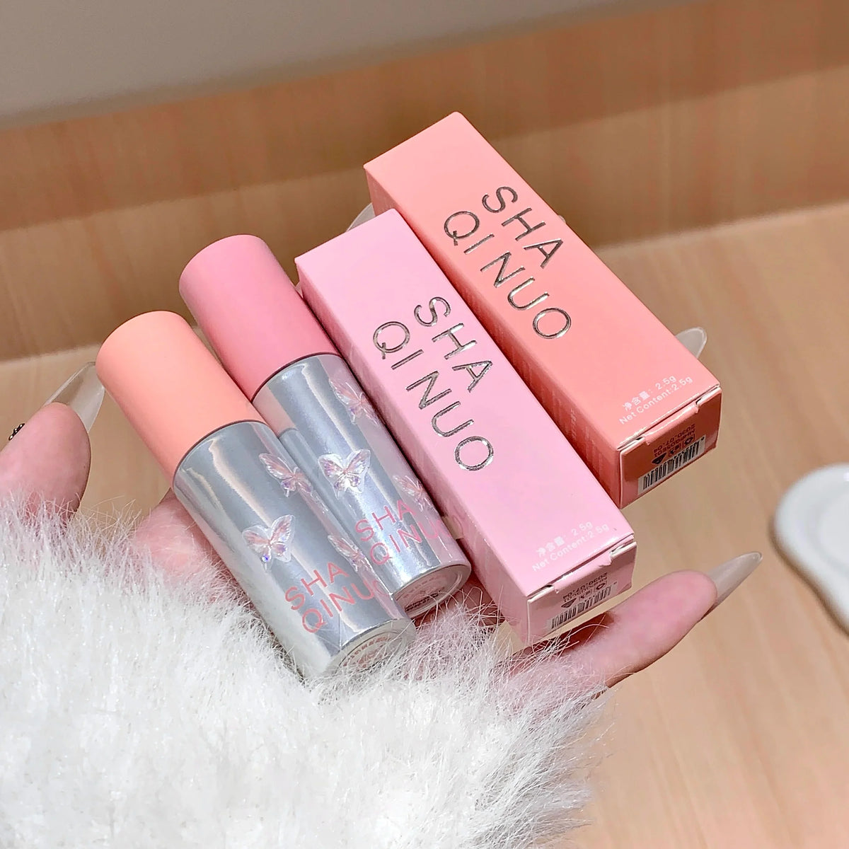 SHAQINUO Matte Velvet Lip Mud Glaze – Long-Lasting Clay Lipstick Matte Clay Lipstick Qme