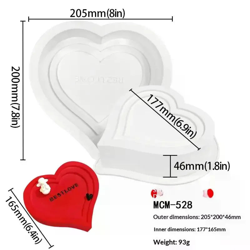 Silicone Cake Baking Mold – Dessert Decorating Tool Silicone Baking Mold Qme