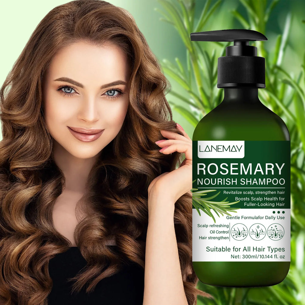 Rosemary Nourish Shampoo – Volume, Oil Control & Hair Repair Nourishing Shampoo Qst