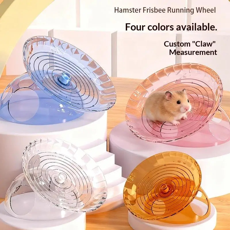 Hamster Frisbee Running Wheel Toy – Small Pet Exercise Disc Small Pet Toy Qme