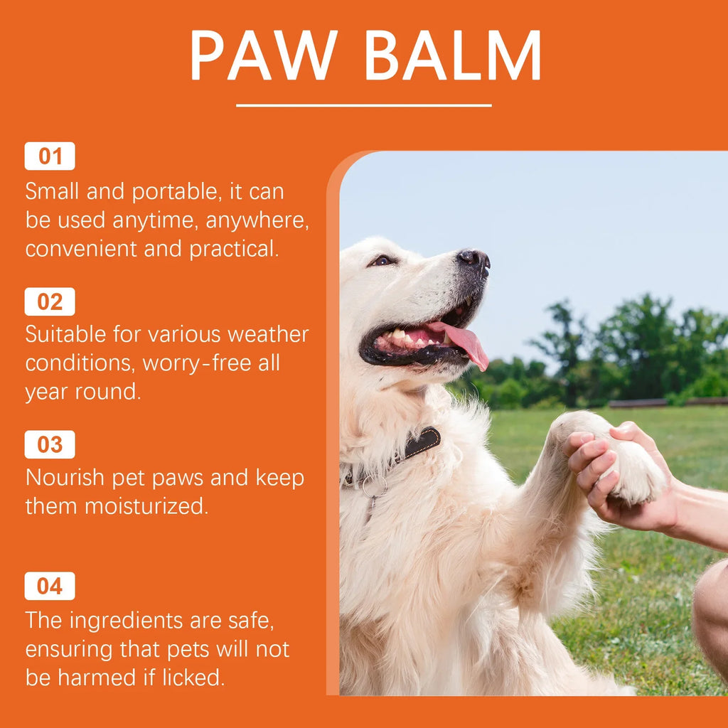 Pet Paw & Nose Balm – Moisturizing Protector for Cats & Dogs Pet Paw Balm Qme