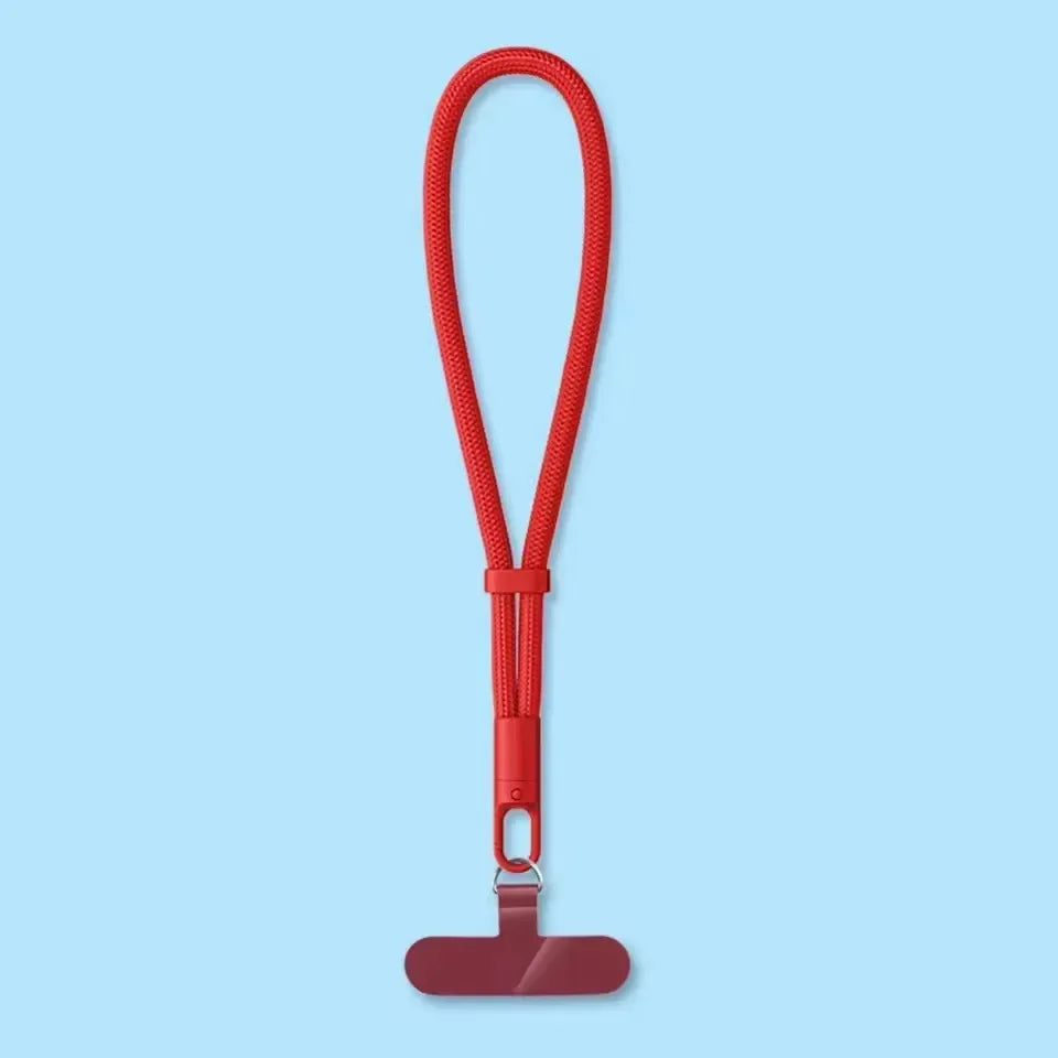 Universal Phone Lanyard Clip – Anti-Drop 360° Wrist Strap Phone Lanyard Clip Qme Red Set