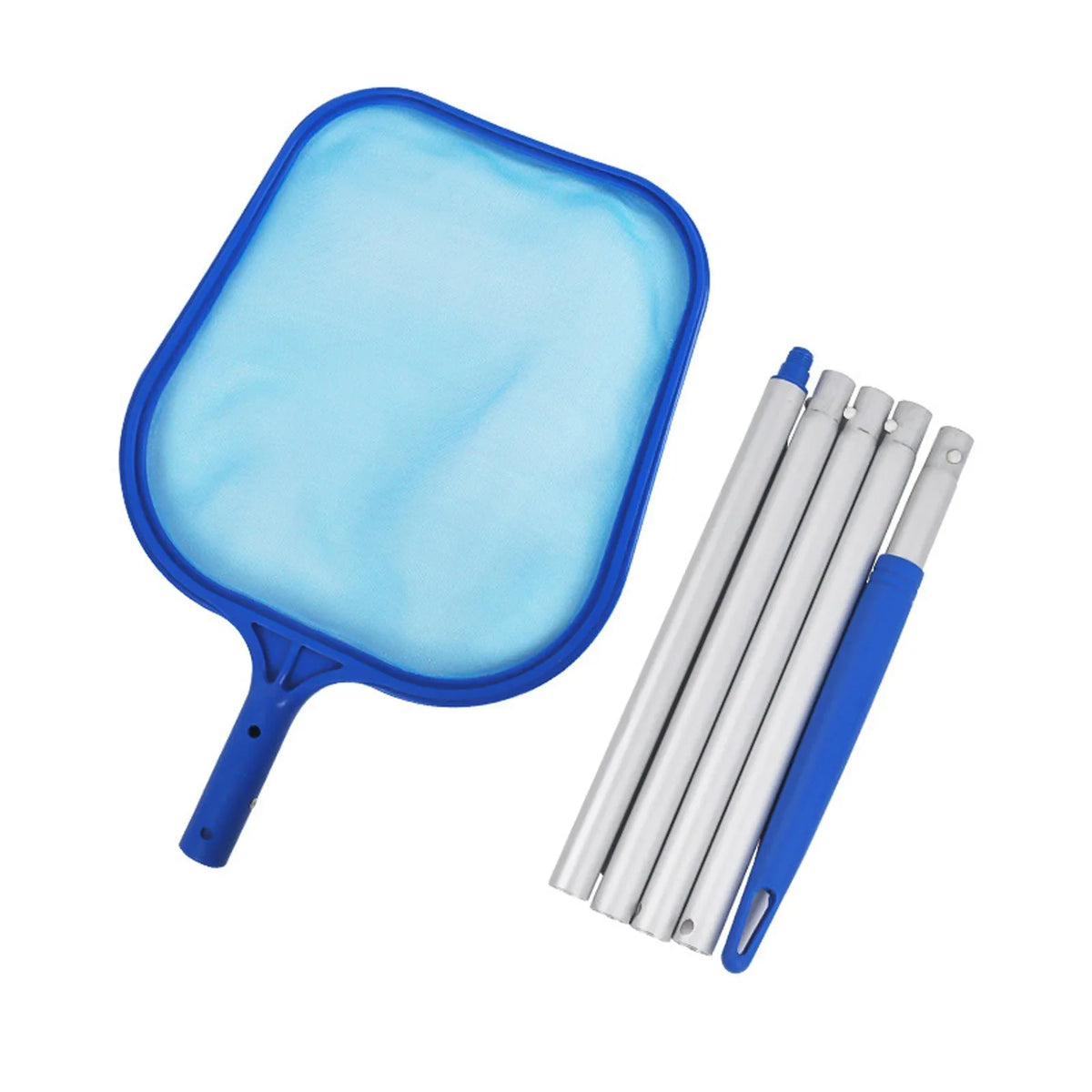 Pool Leaf Skimmer Net – 4 Removable Aluminium Connections | Qme Pool Skimmer Net Qme blue