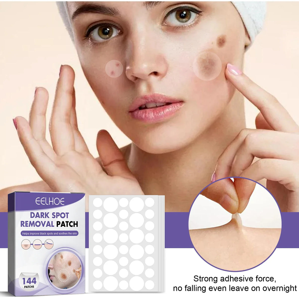 Dark Spot Correcting Patches & Acne Concealer – 4 Shades Acne Concealer Patch Qme