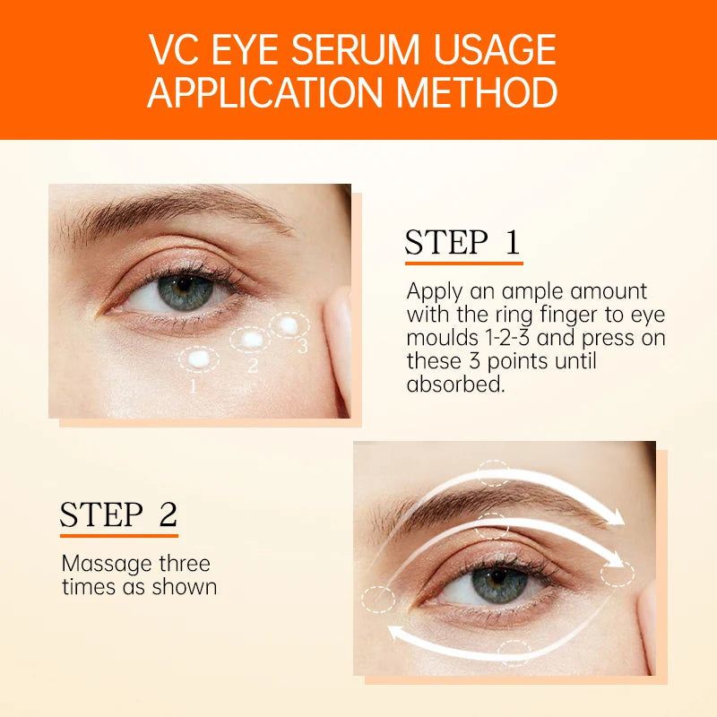 JoyPretty Vitamin C Brightening Eye Cream Serum – 20ml Eye Cream Serum Qst