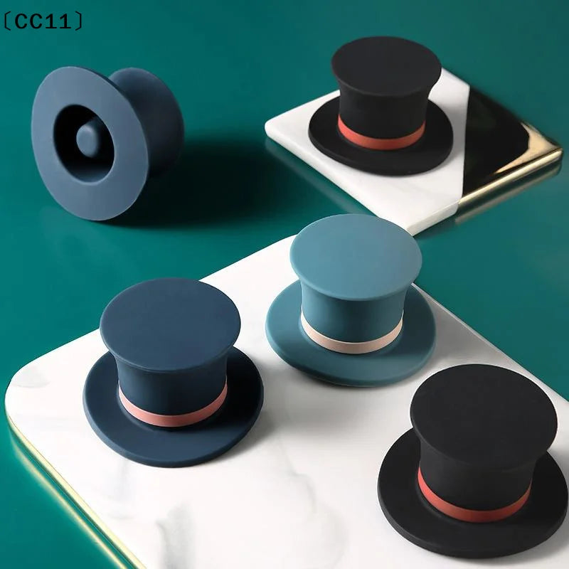 Magic Hat Silicone Wine Bottle Stopper Cork Cover – 4 Colors Wine Bottle Stopper Qme