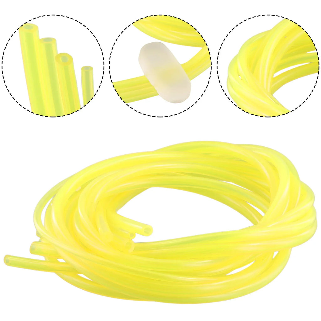 4-Size Fuel Gas Hose Petrol Pipe – Chainsaw Trimmer Blower Fuel Hose Replacement Qme
