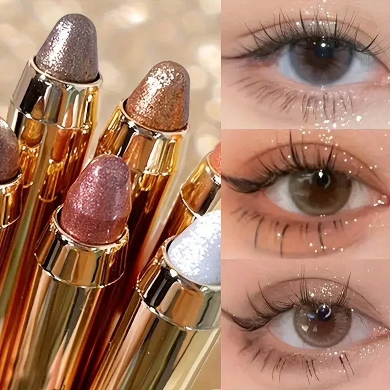 Shimmer Eyeshadow Stick Glitter Highlighter Pencil – 9 Colors Eyeshadow Stick Qme