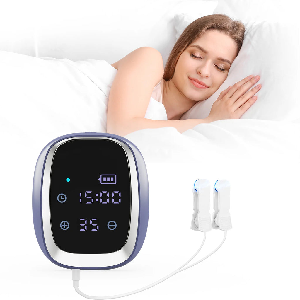 35-Level CES Microcurrent Sleep Aid Device – Portable EMS Relaxation Sleep Aid Device Qst