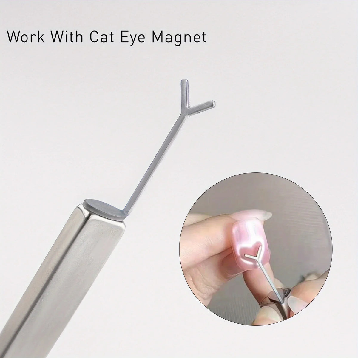 Heart-Shaped Cat Eye Nail Art Magnet Tool – Qme Nail Art Magnet Qme