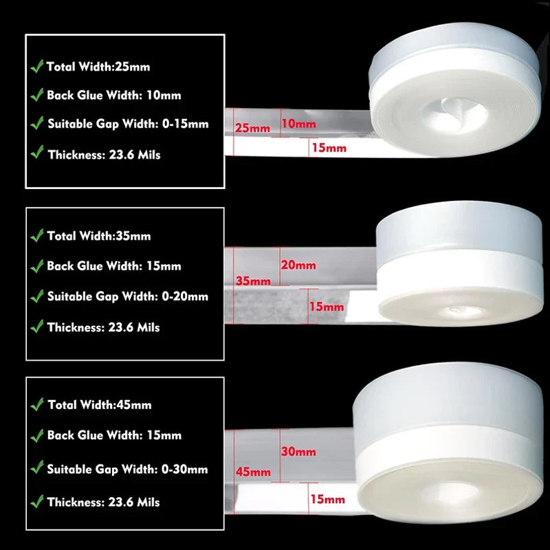 5m Self-Adhesive Door & Window Seal Strip – Soundproof Draft Door Window Seal Strip Qme