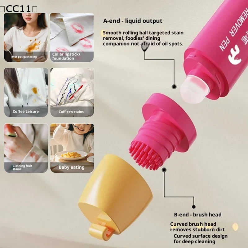 Portable Stain Remover Pen – Instant Fabric Cleaner On the Go Stain Remover Pen Qme