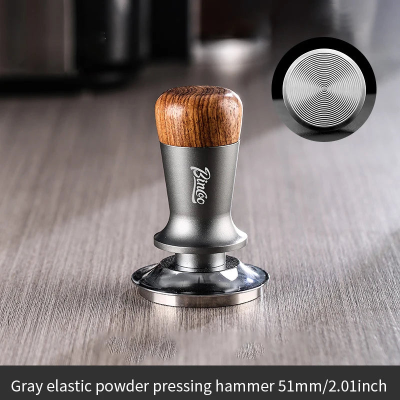 Bincoo Constant-Force Espresso Tamper 51/53/58mm Spring Level Espresso Tamper Qst 51mm Grey China Mainland