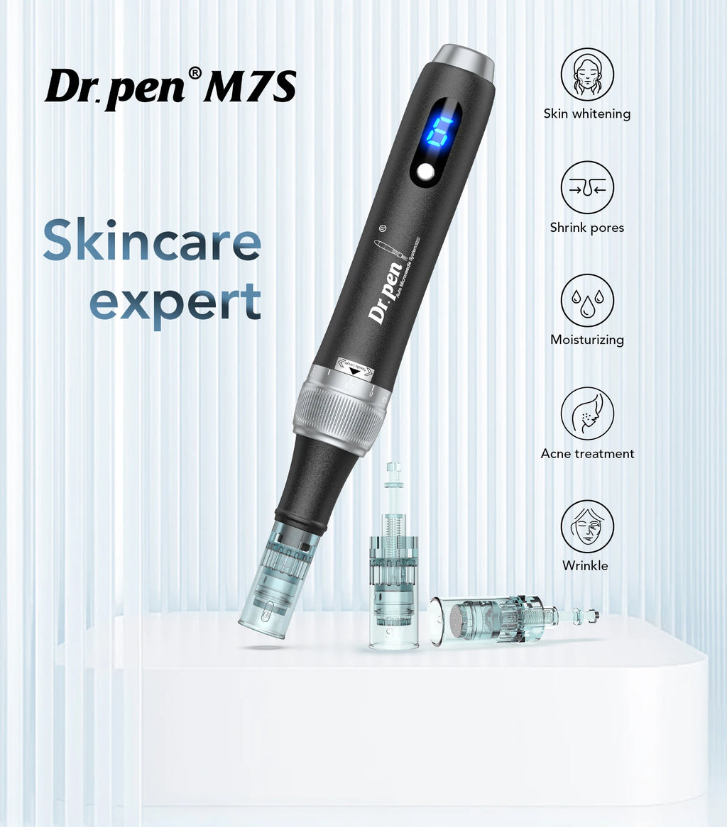 Dr. Pen Ultima M7S Wireless Microneedling Pen + 2 Cartridges Microneedling Pen Qst