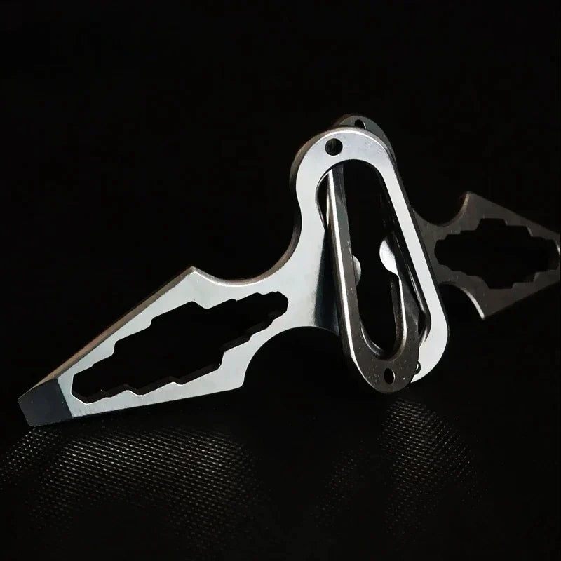EDC Survival Keychain Tool – Stinger, Bottle Opener & Wrench EDC Multi-Tool Qme