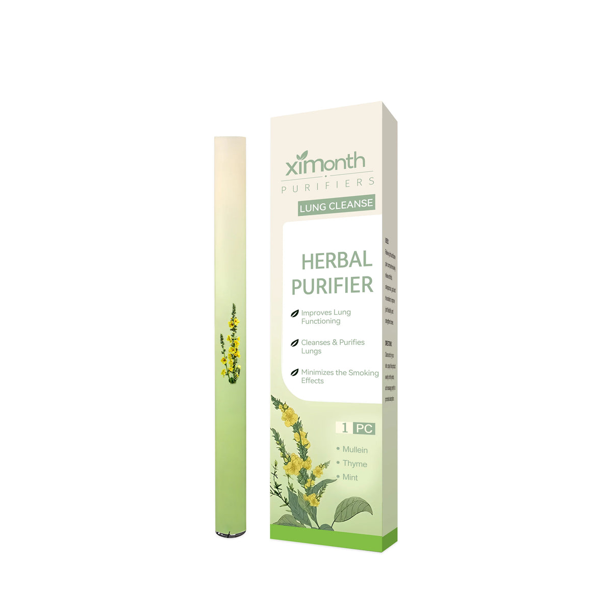 South Moon Herbal Aromatherapy Diffuser Pen 4-in-1 Energizing Stick Aromatherapy Inhaler Pen Qst 1PC boxed
