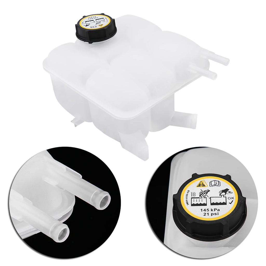 Mazda 3 Coolant Expansion Reservoir Bottle w/ Cap 2004–2012 Coolant Reservoir Tank Qst