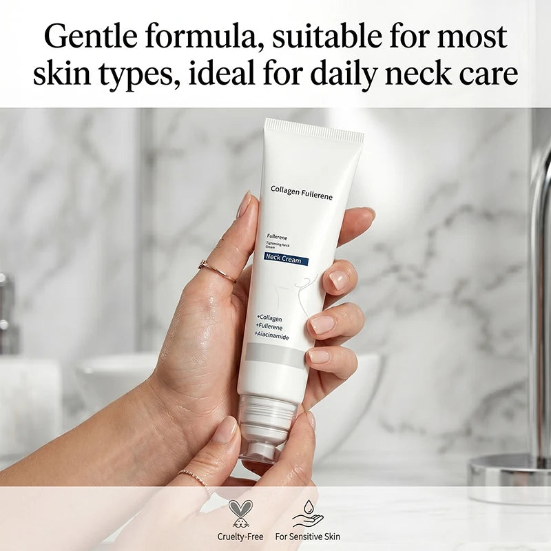 Roller Massage Neck Cream 50g – Moisturizing & Firming Neck Cream Qst