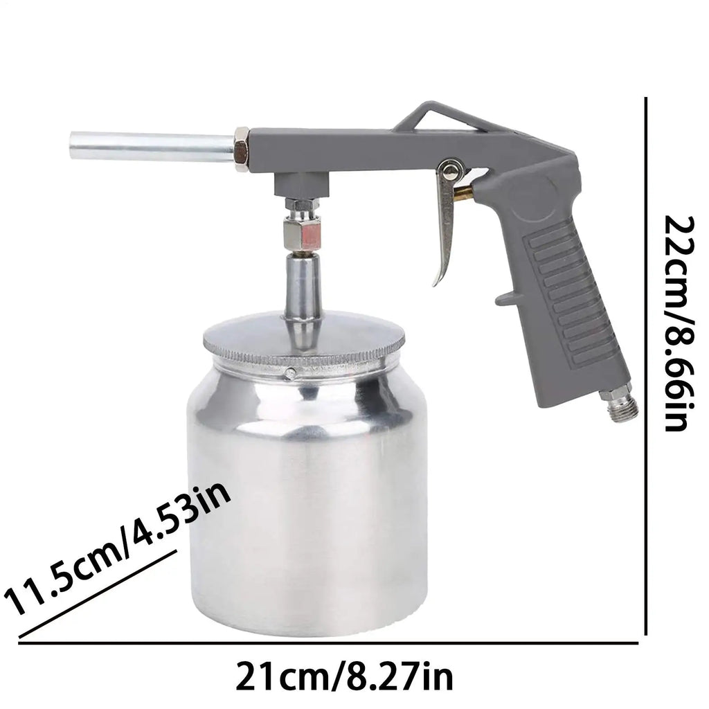 Heavy Duty Air-Powered Sandblasting Gun | Precision Media Blaster Sandblasting Gun Qme