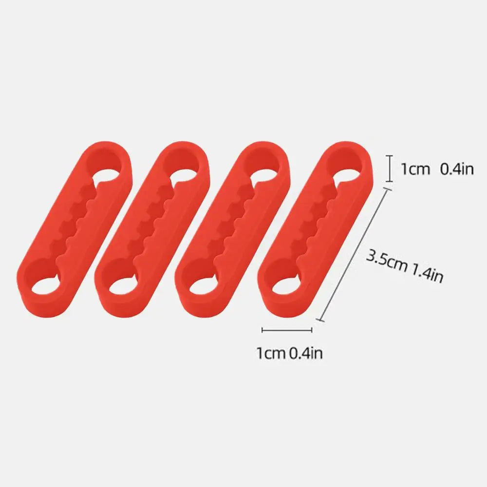 Silicone Car Door Shock Absorber Pads – Cushion Damper Car Door Protector Qst Red
