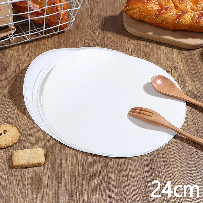 Round Parchment Paper Liners – Non-Stick Baking & BBQ Circles Parchment Paper Liners Qme 24cm