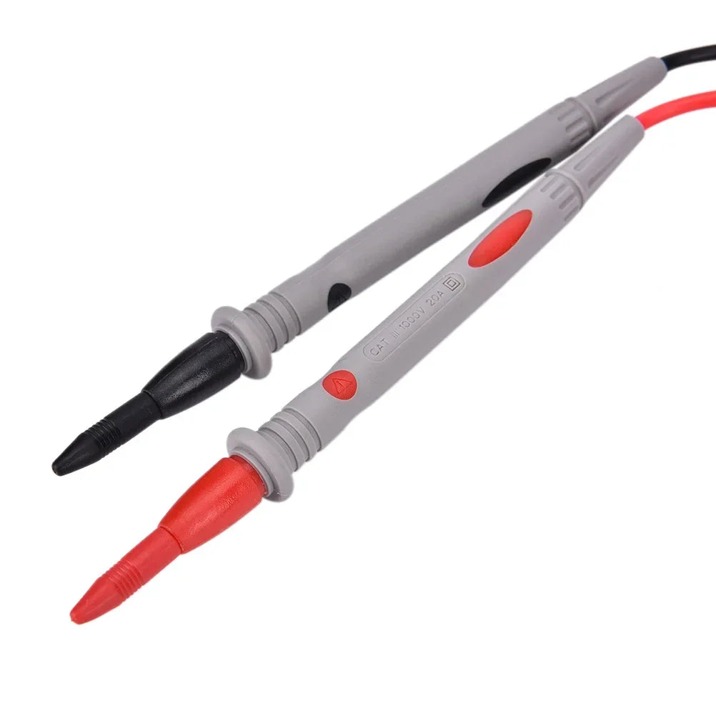 Universal Multimeter Test Lead Probe Wire Pen Set | Copper Tips Multimeter Test Leads Qme