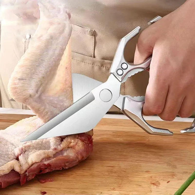 Heavy-Duty Stainless Steel Poultry Shears & Kitchen Scissors Kitchen Shears Qst