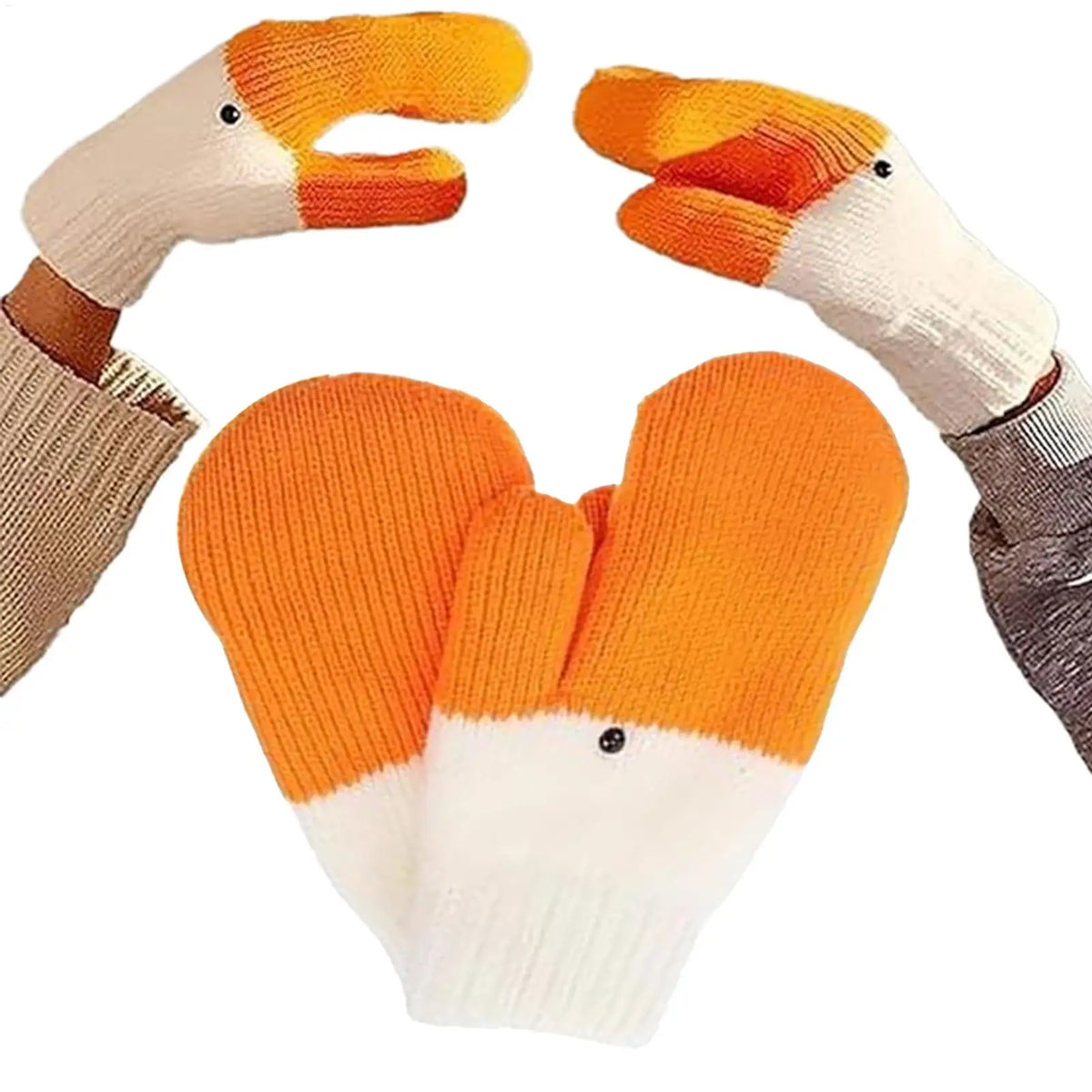 Cute Animal Mittens Warm Lining Cotton Winter Gloves Animal Winter Mittens Qme