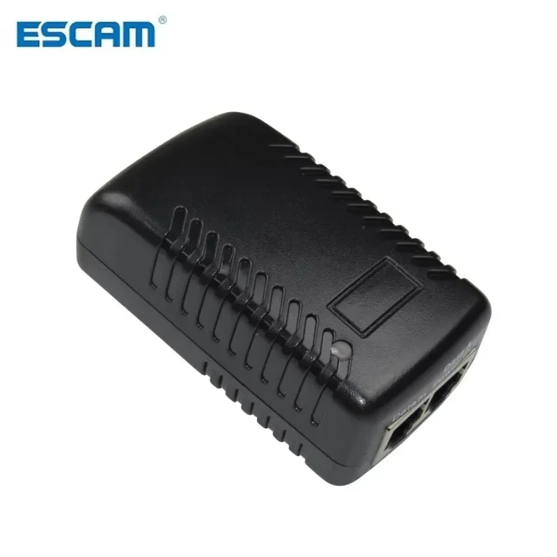 Active PoE Injector 48V 0.5A – Ethernet Power Adapter for IP Cameras PoE Injector Adapter Qme EU PLUG China Mainland