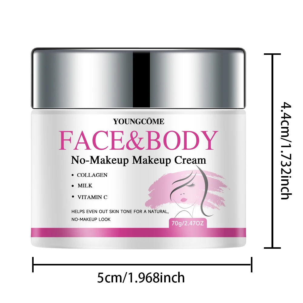 Face & Body BB Cream – Concealer, Foundation & Moisturizer BB & CC Cream Qst 70g