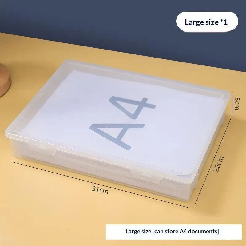 Large Transparent Pencil Case for Markers & Sketch Supplies Transparent Pencil Case Qme L