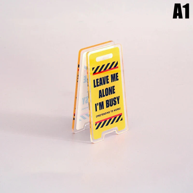 "I'm Busy" Funny Resin Desk Sign – Novelty Office Decor Gift Novelty Desk Sign Qme A1