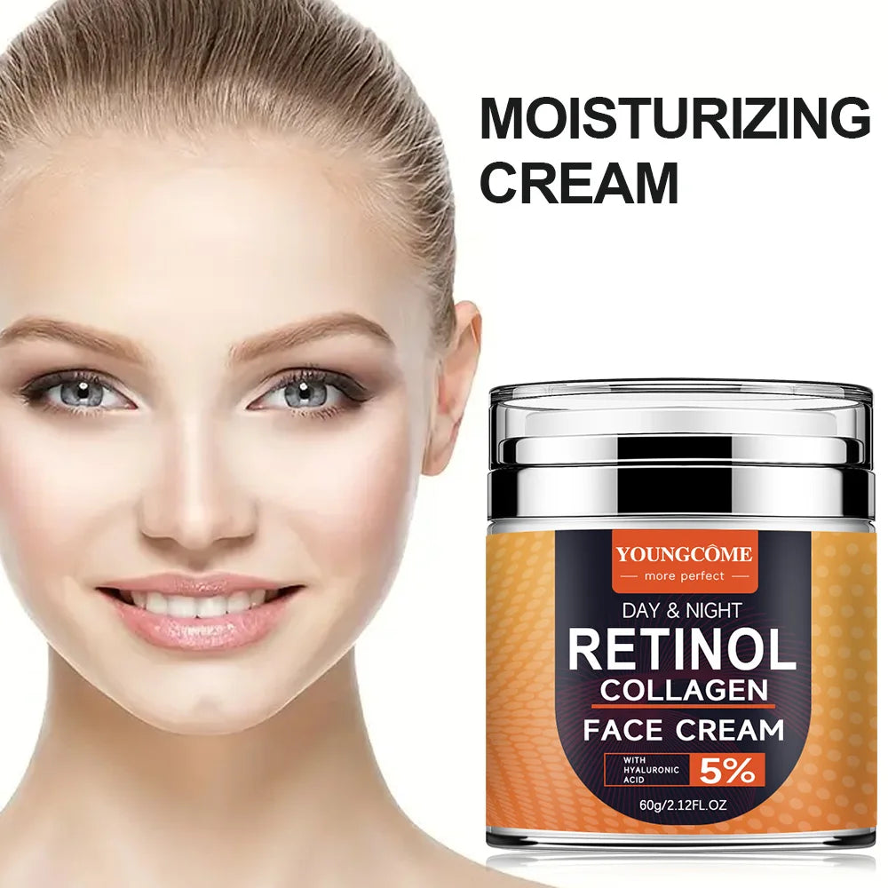 Retinol Face Cream with Collagen & Hyaluronic Acid | YOUNGCOME Retinol Face Cream Qst