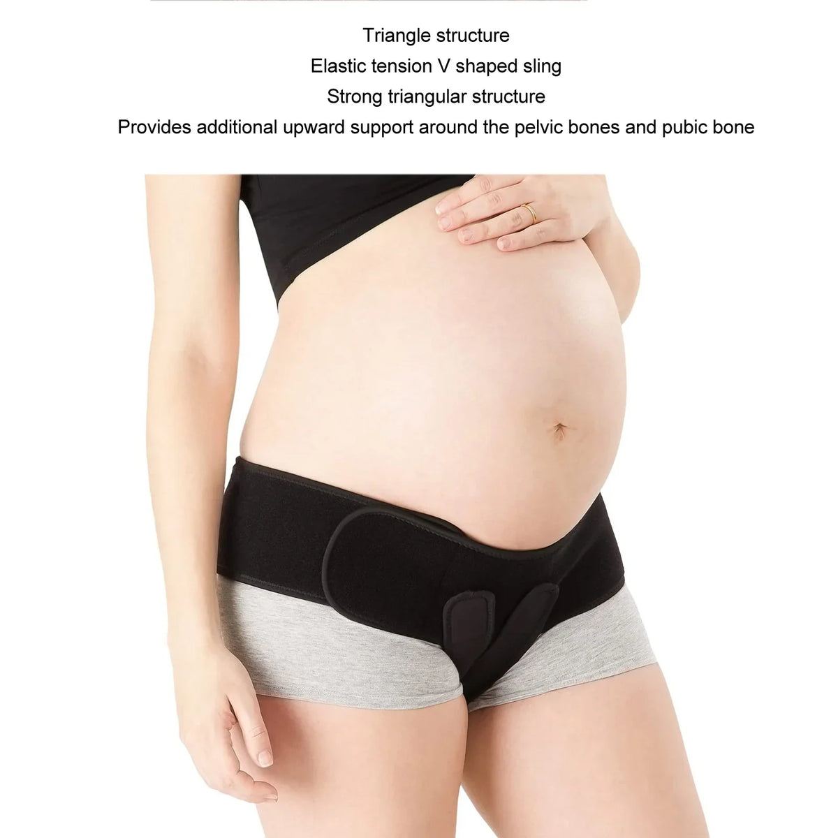Adjustable Pelvic Support Belt – Stretchy V-Sling Maternity Brace Pelvic Support Belt Qme